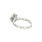 18k White Gold and Diamond Fancy Ring in size 5.5 and total gold weight of 2.75g